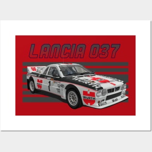 Lancia 037 Group B Wurth Posters and Art